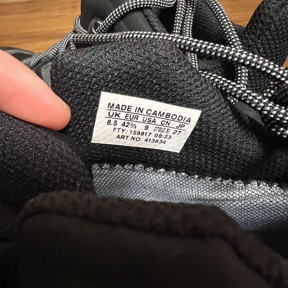 Salomon X Ultra 4 Mid Gore-Tex Black Grey Men's 9 Vibram Hiking Boots $175 - Picture 8 of 9